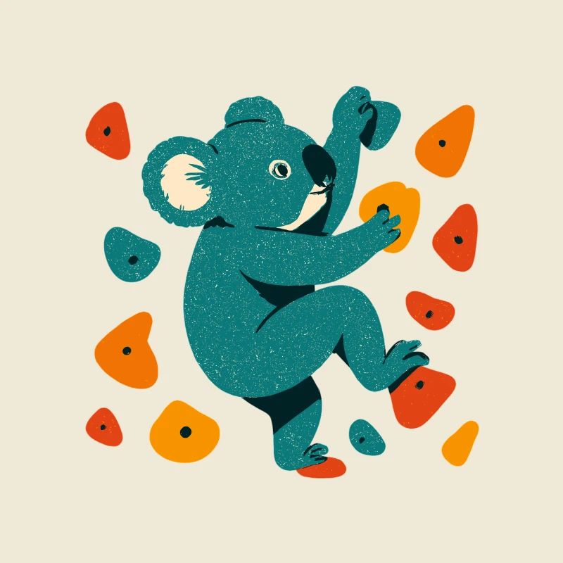 Cadeau d’escalade de coala koala de bloc