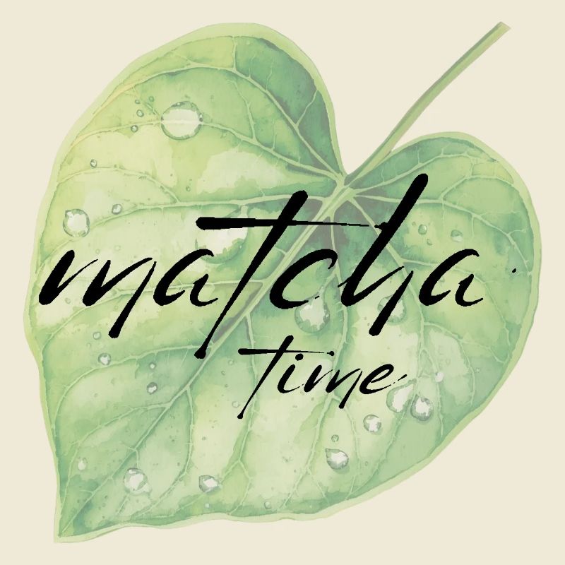 Matcha, feuille, vert, temps