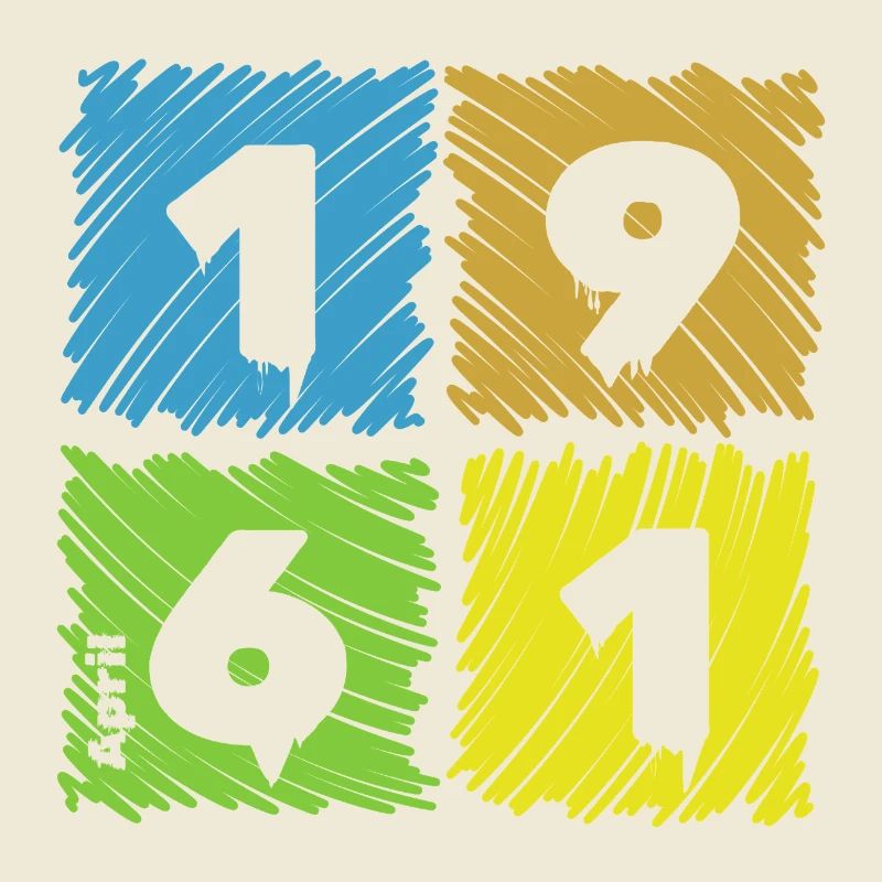 65th Birthday Colored Patches since 04/1961