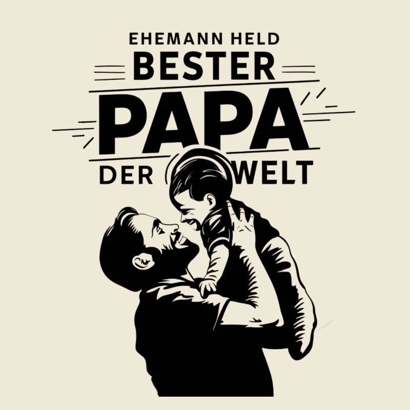 Ehemann Held bester Papa der Welt