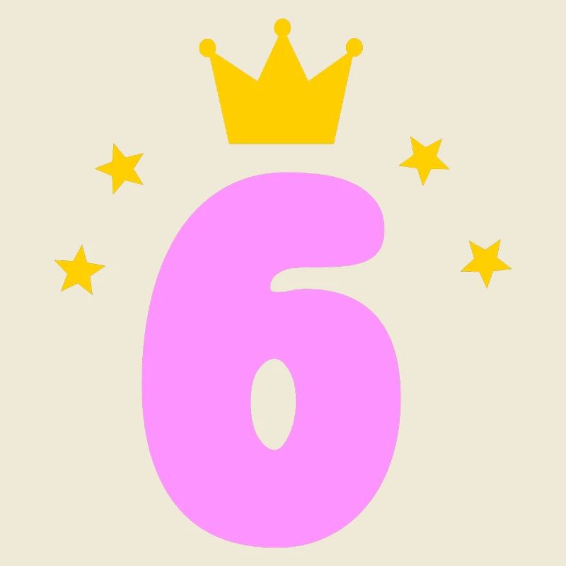 Mädchen 6. Geburtstag