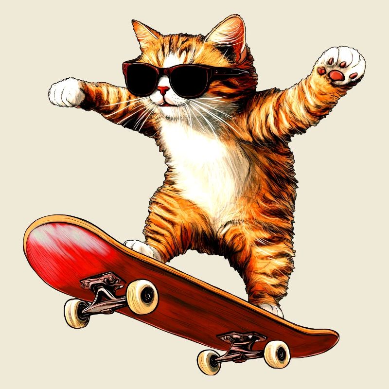 Skateboard pour chat