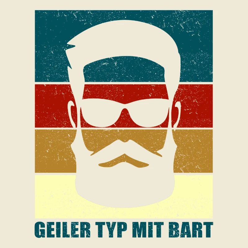 Bart Bärte Bartträger Vollbart Geschenk Hipster
