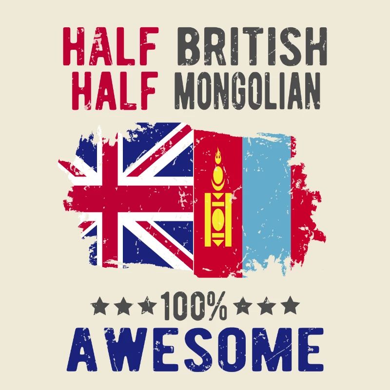Moitié britannique moitié mongol