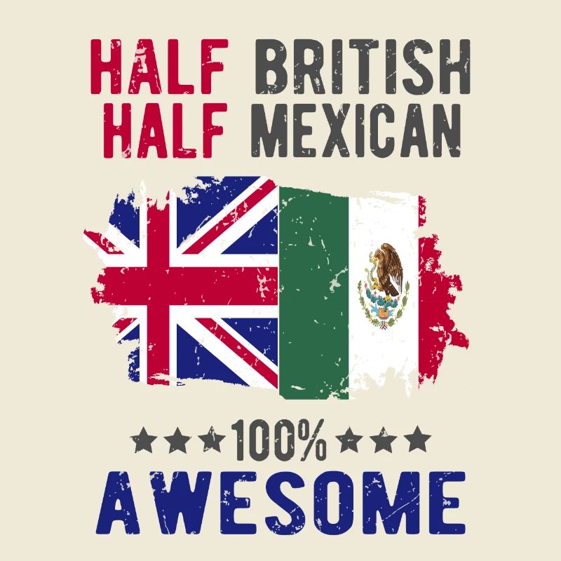 Moitié britannique moitié mexicain
