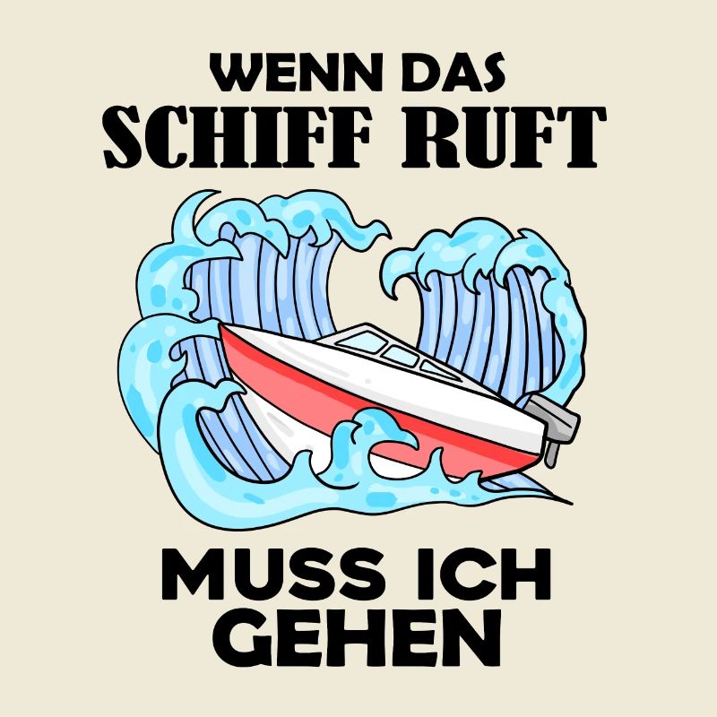 Motorboot Kapitän Boot Boote Seefahrt Geschenk