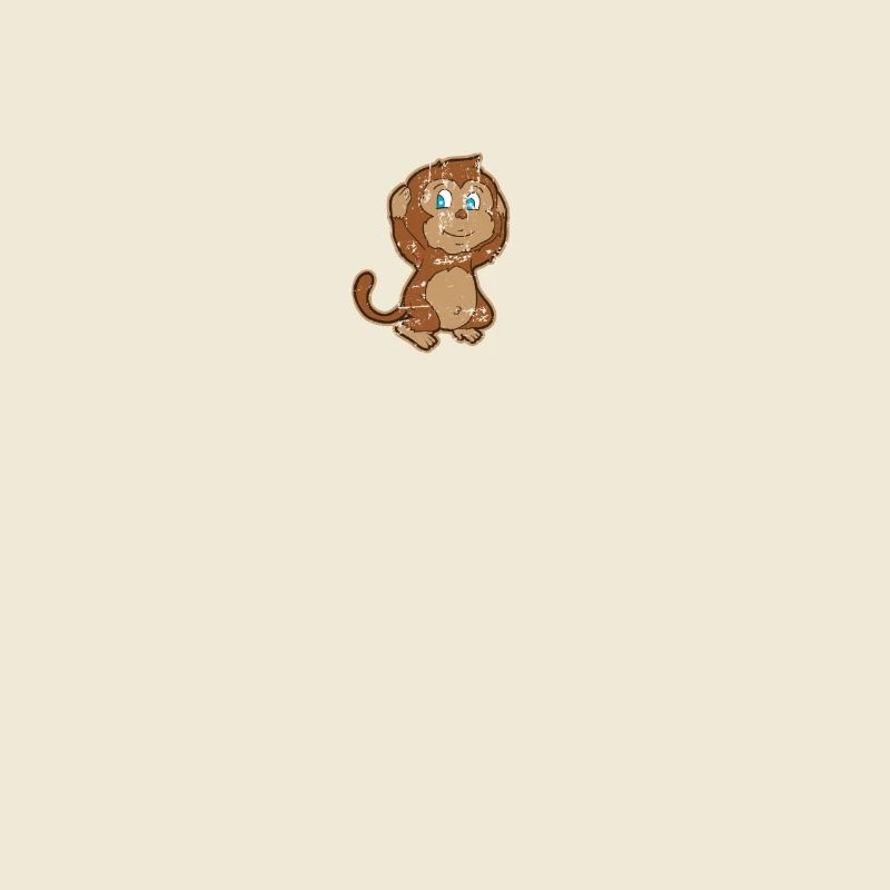 cute monkey ears closed