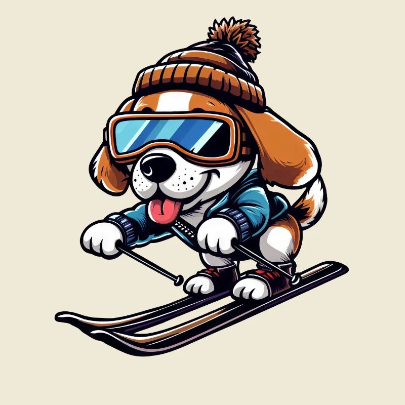 Winter holidays with chicken while skiing