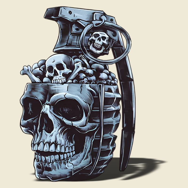 Skeleton Grenade Design