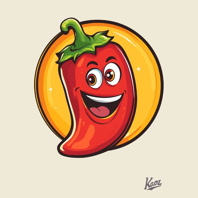 Hello! Funny spicy pepperoni