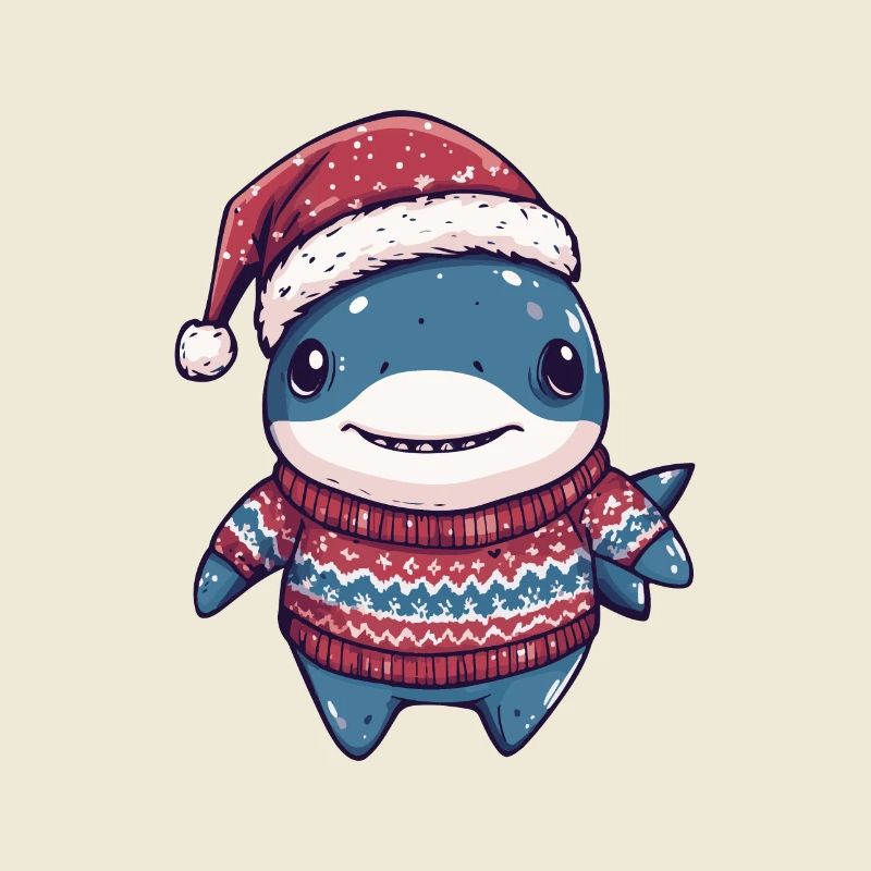 Shark Christmas Comic