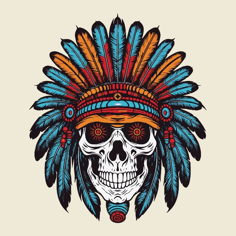 Crâne de chef indien Apache