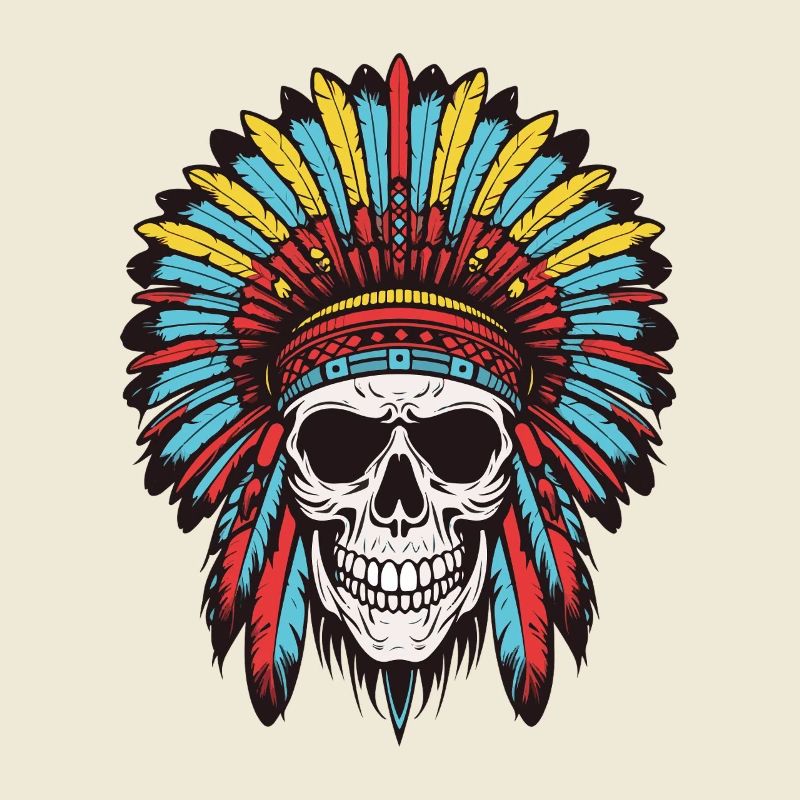 Crâne de chef indien Apache