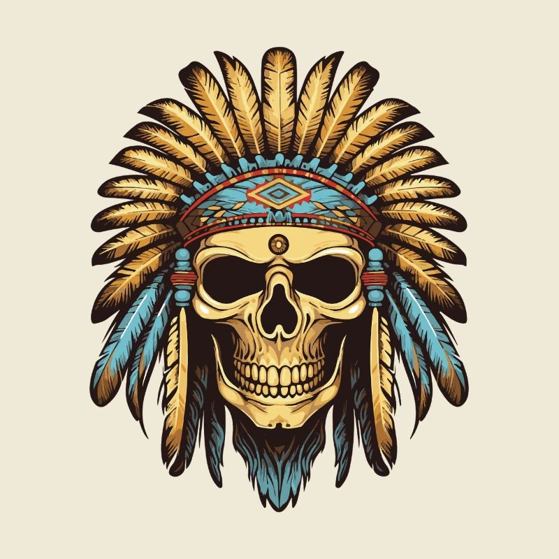 Crâne de chef indien Apache