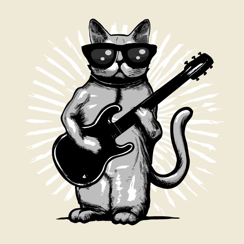 Chat Guitariste