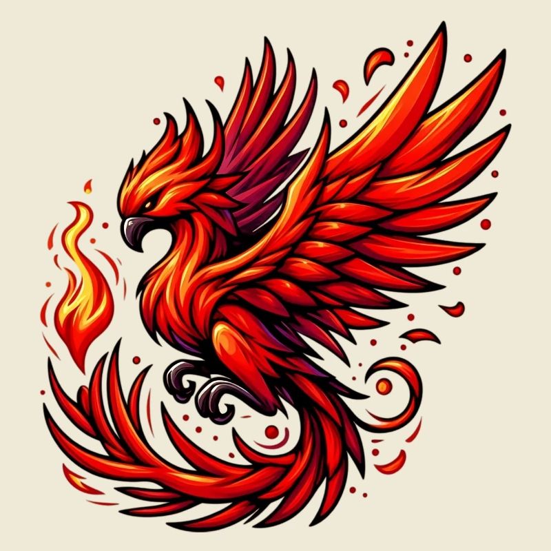 Phénix rouge