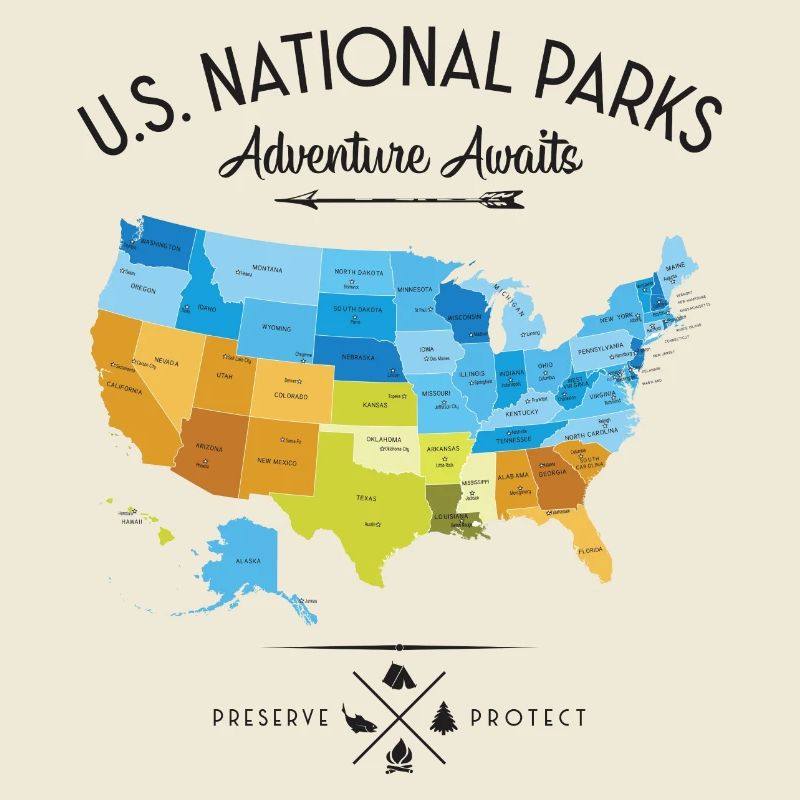 National Parks Graphic