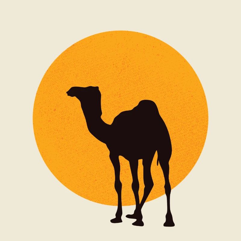 Dromedar Kamel Silhouette