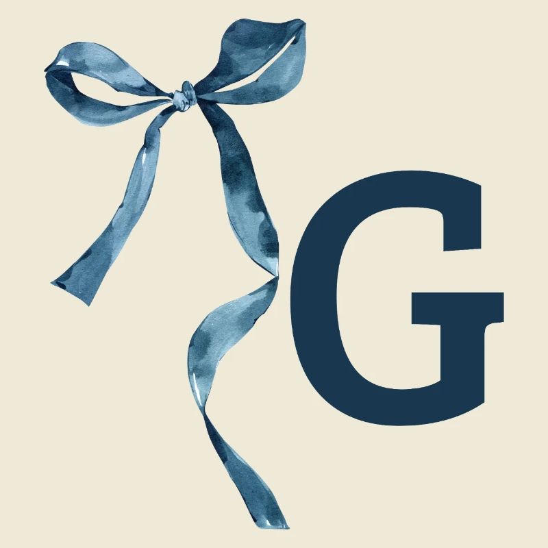 Monogramm g Geschenkidee