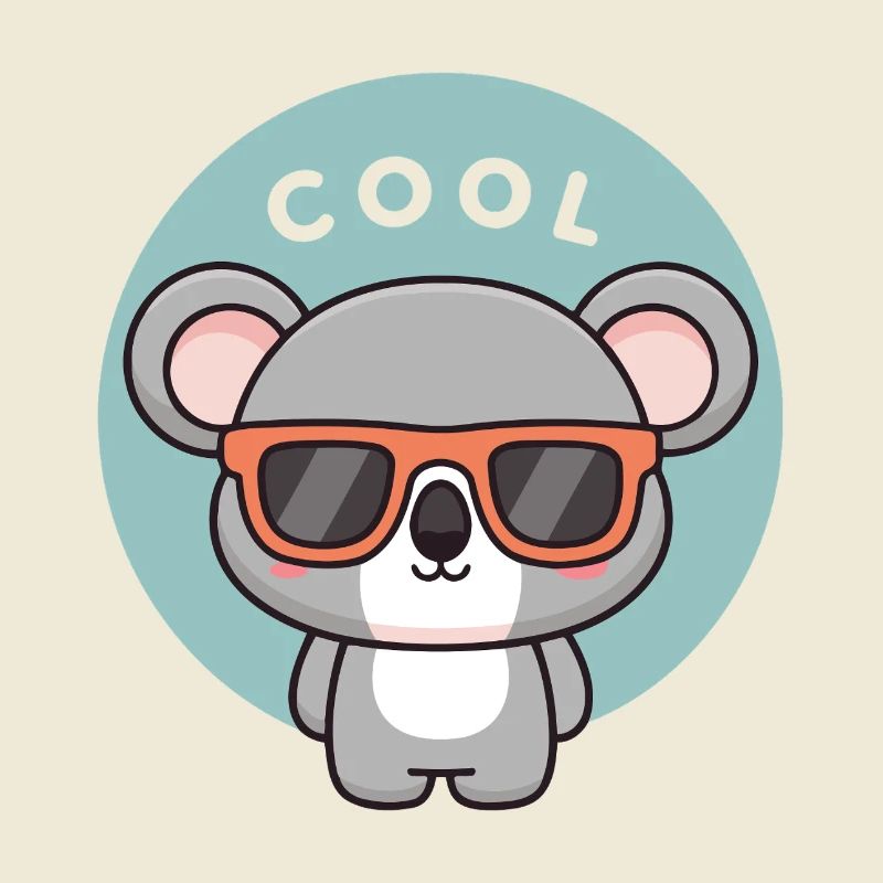 Koala Coole Bunte Gläser