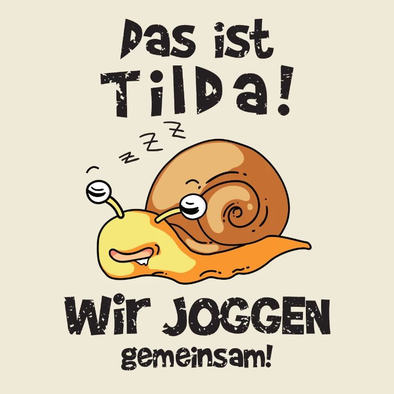 Das ist Tilda Wir joggen gemeinsam