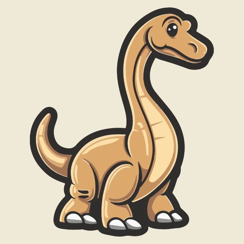 Dinosaur brontosaurus comic