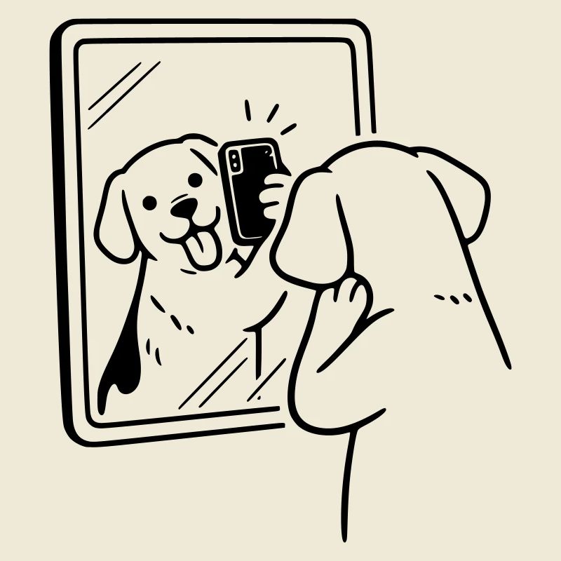 Chien Selfie Chien