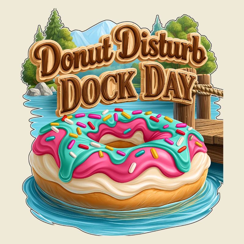 Donut Disturb Dock Tag