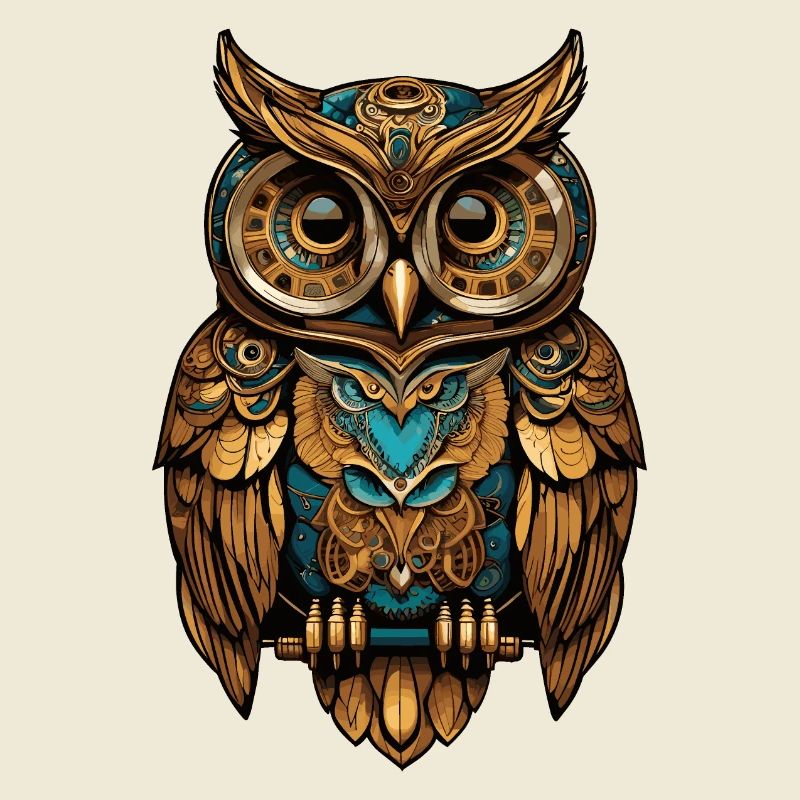 Steampunk Eule