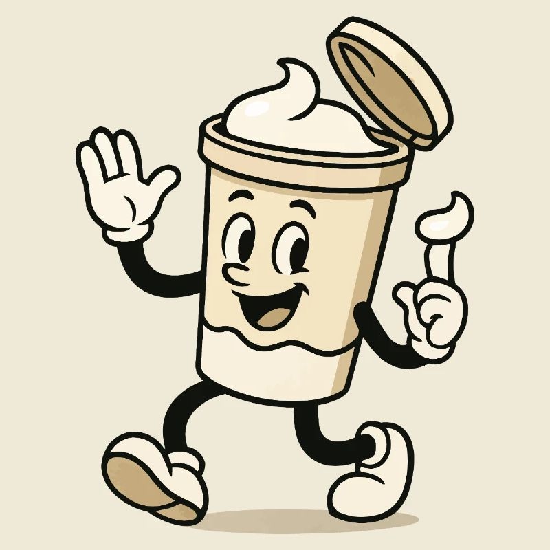 eiscreme becher comic