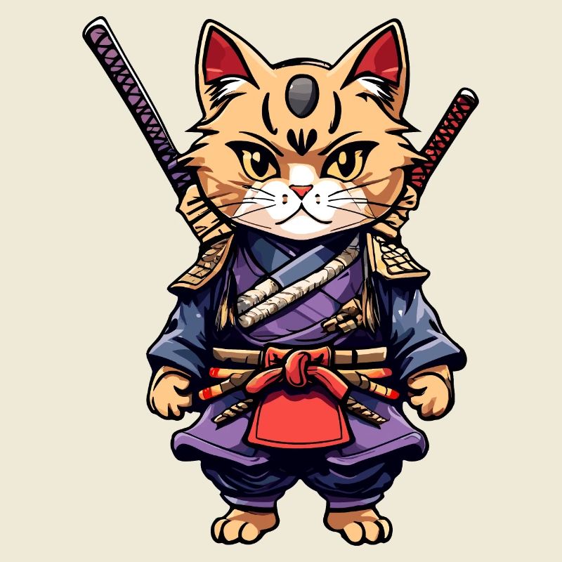 Chat samouraï #29