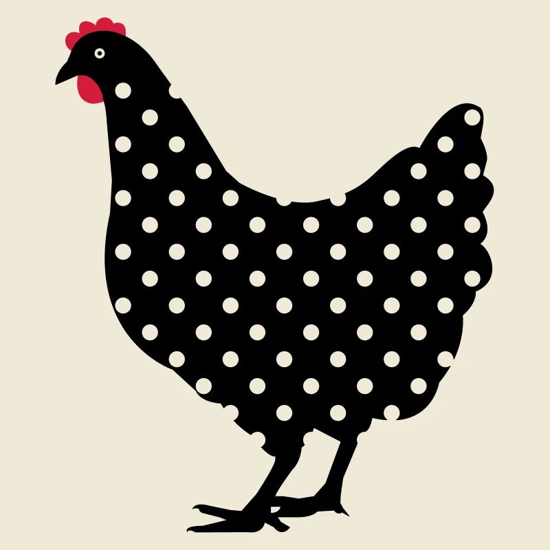 Poulet poule repéré