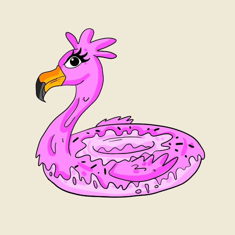 Flamingo Donut