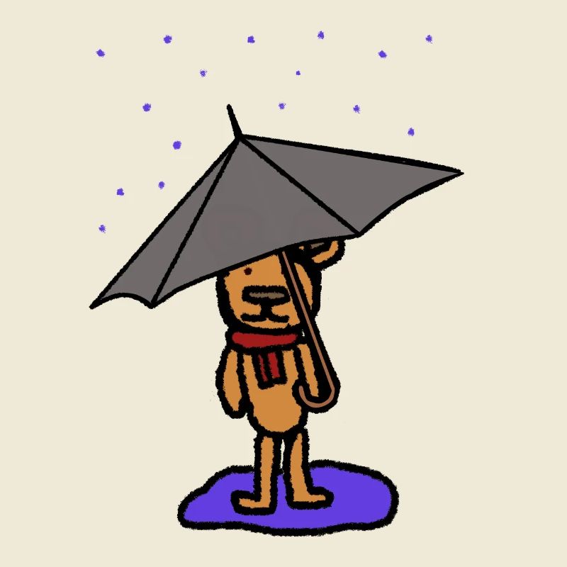 Teddy Bear, Severe Weather, Bear, Rain, Weather, October, Autumn