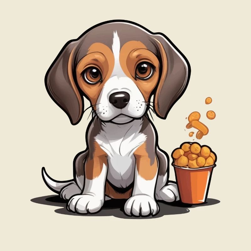 L’heure de la collation Beagle
