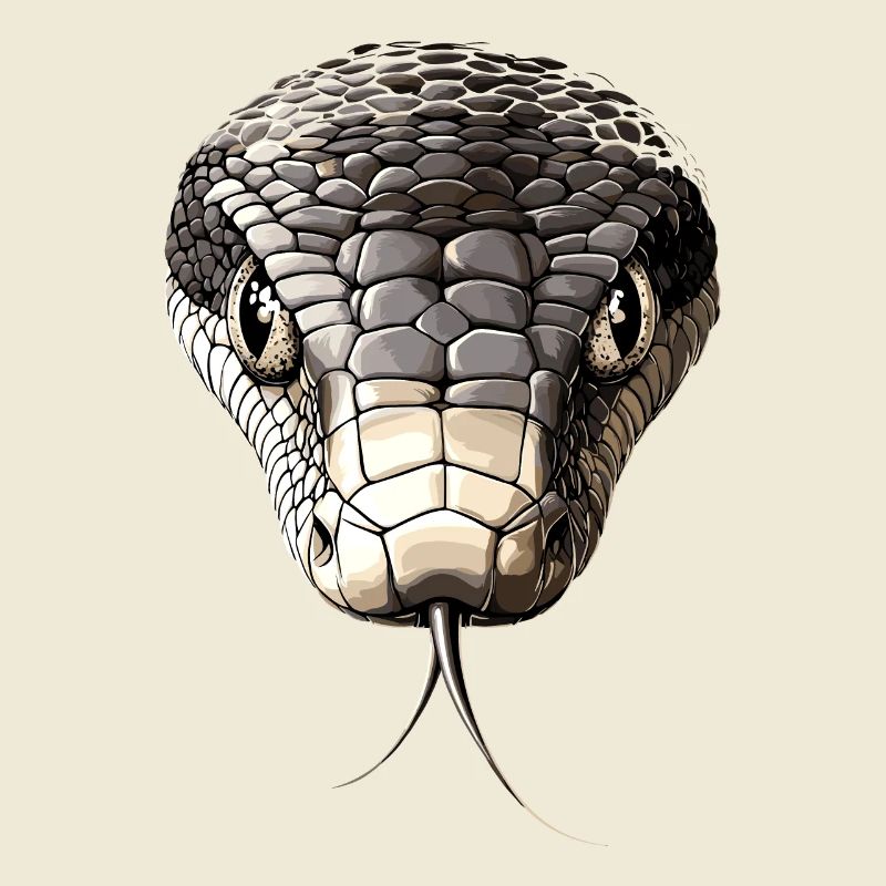 Serpent Python Cobra Mamba Serpent à sonnettes Serpent