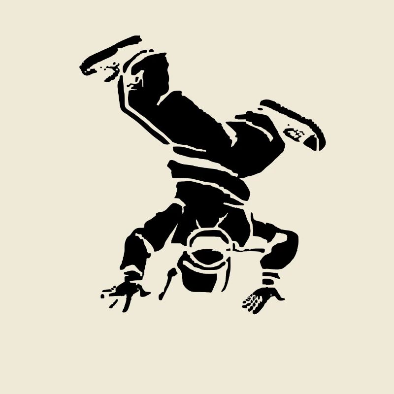 Dessin de breakdancer