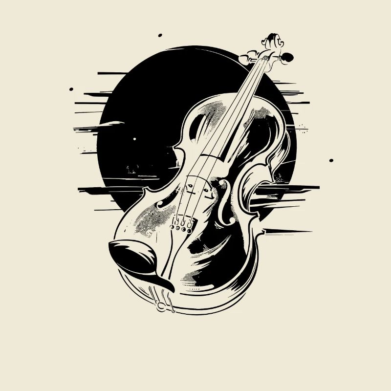 Dessin de violon