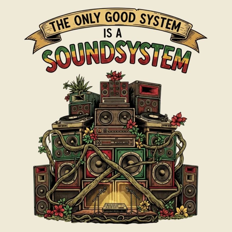 Système de sonorisation Collage Dub Reggae