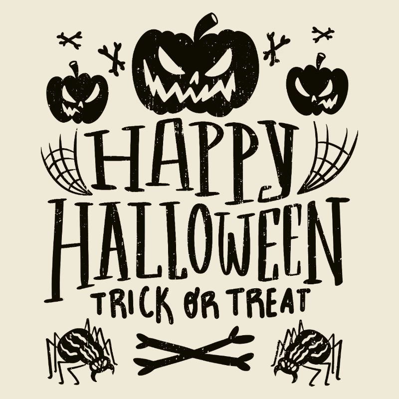 Fröhliches Halloween-Süßes oder Saures