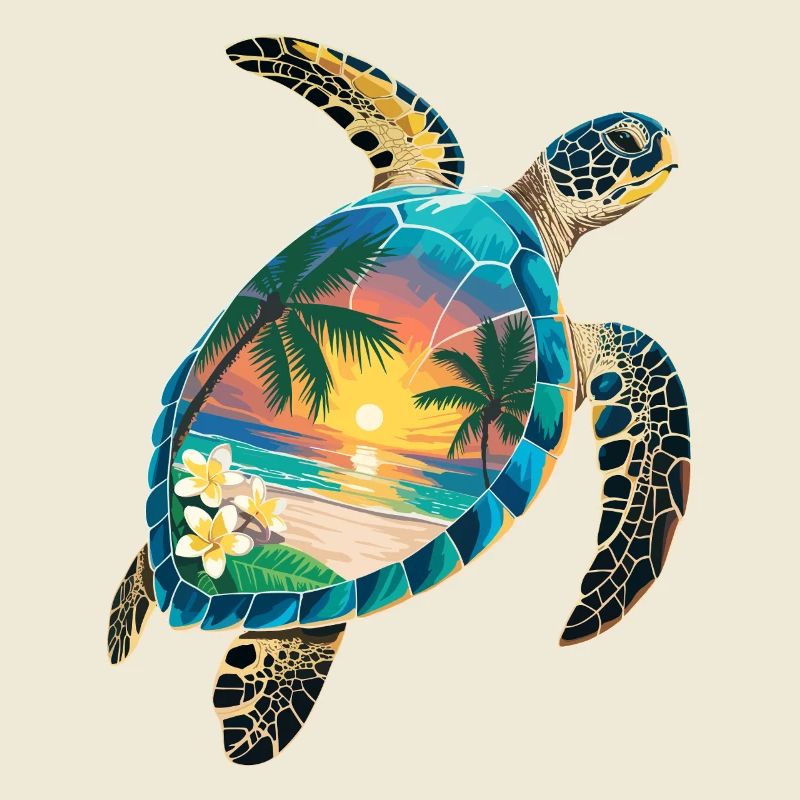 Turtle Waves Surf Turtle Surfer Turtles