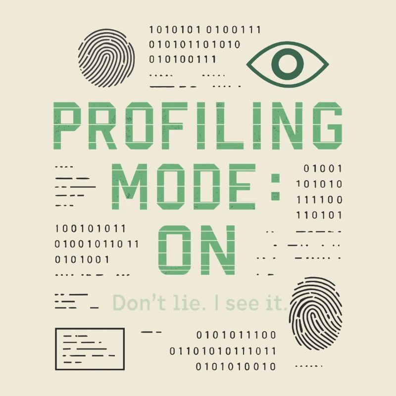 Mode de profilage : ON – True Crime & Mindhunter Shirt