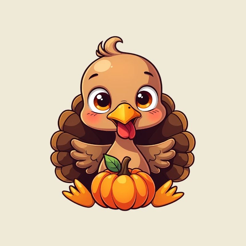 Bébé dinde de Thanksgiving