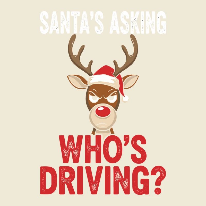 Reindeer asks: Who drives