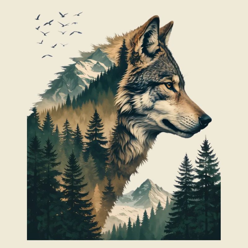 Waldwolf Double Exposition