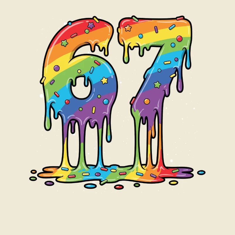 Célébration du mème Rainbow 67