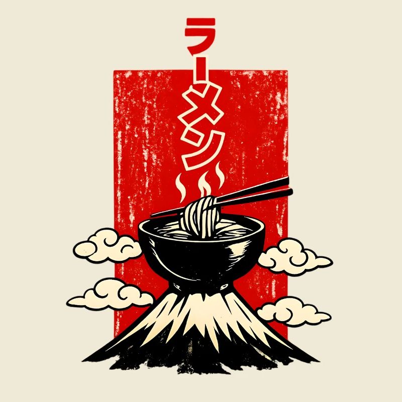 Ramen ラーメン Shell on Volcano Japan Style