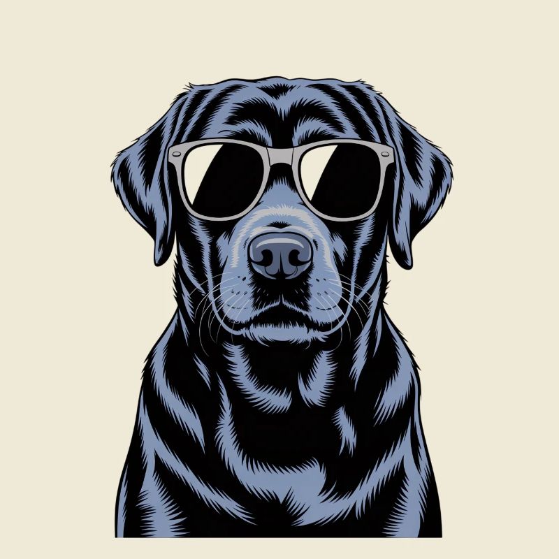 Schwarzer Labrador 