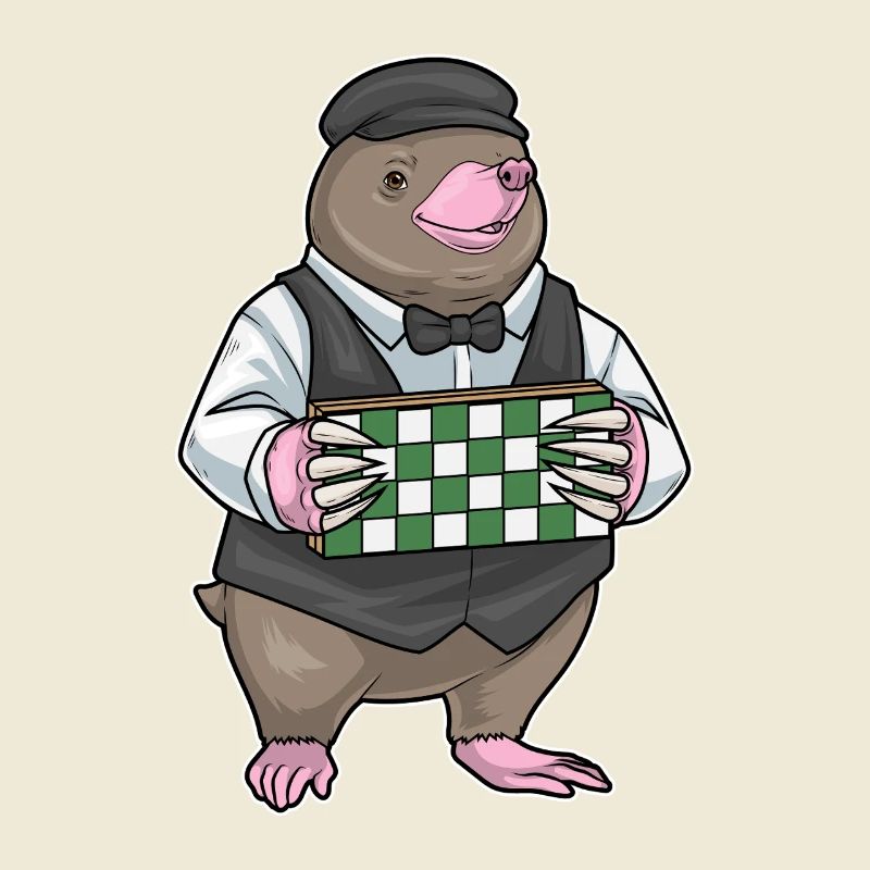 Mole Chessboard Chess Board Game