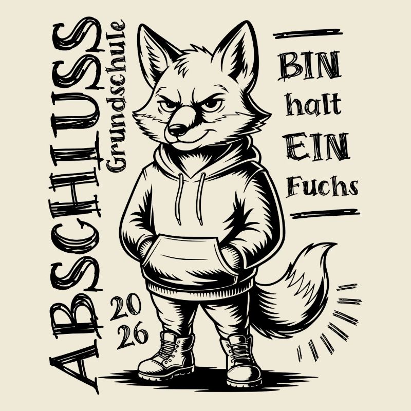 Grundschule Abschluss 2026 - Bin halt ein Fuchs